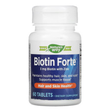 Nature's Way Biotin Forte 3 mg - 60 tabs