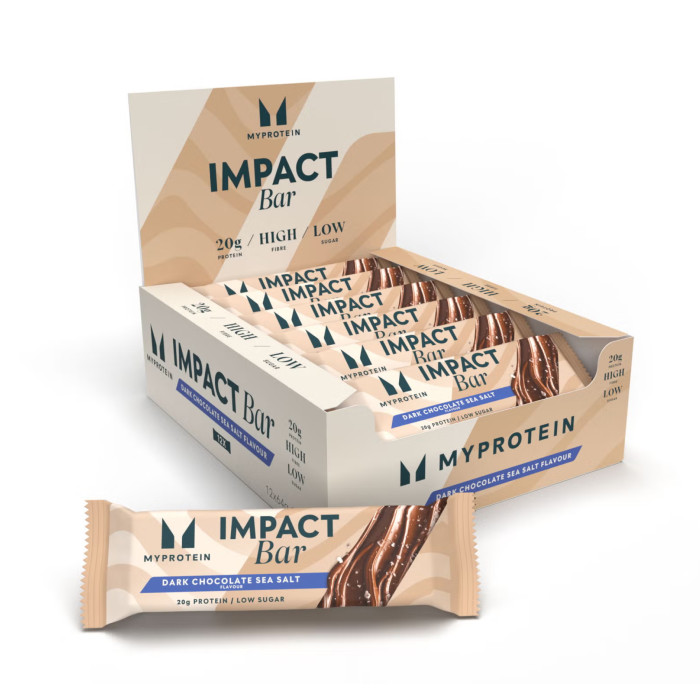 Myprotein Impact Bar - 12x64g Dark Chocolate Sea Salt