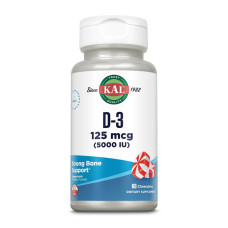 KAL D-3 5000 IU 125mcg - 60 chewables