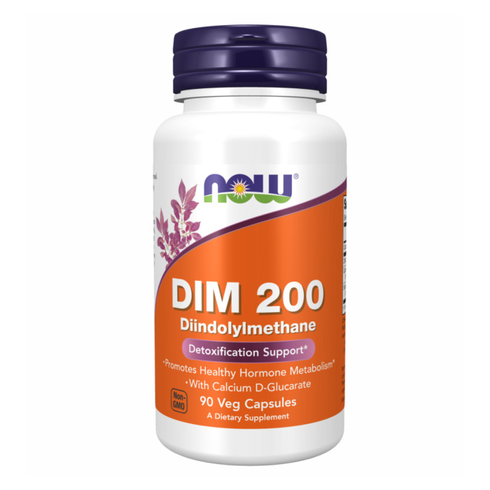 Now Foods DIM 200 w/Calcium D-Glucarate - 90 vcaps