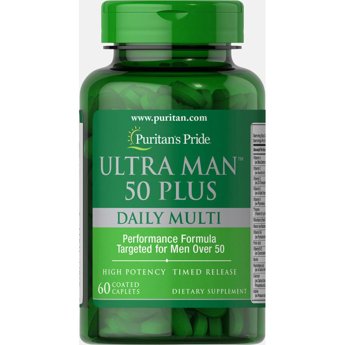 Puritans Pride Ultra Man™ 50 Plus - 60 Caplets