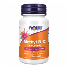 Now Foods Methyl B-12 5000mcg - 60 lozenges