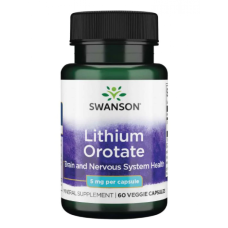 Swanson Lithium Orotate 5mg - 60veg caps
