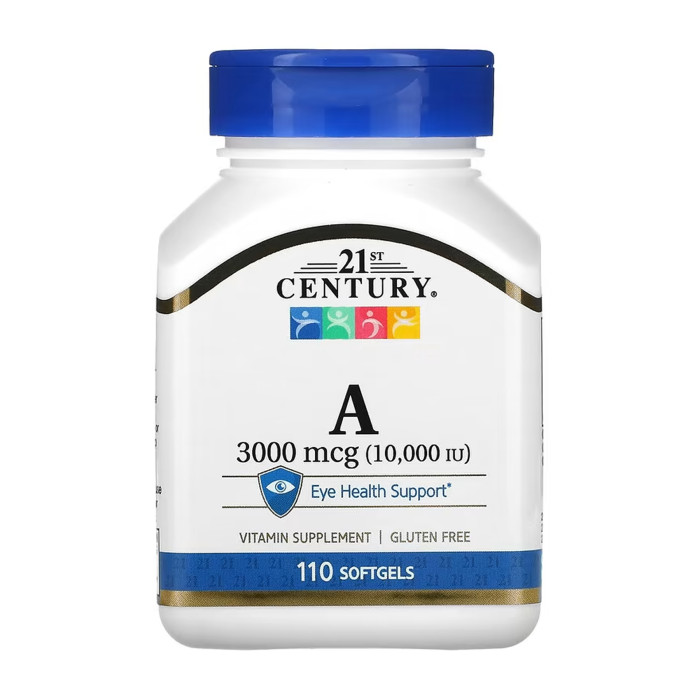 21st Century A 3000 mcg (10,000 IU) - 110 softgels