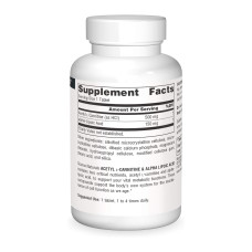 Source Naturals Acetyl L-Carnitine & Alpha-Lipoic Acid 650 mg - 30 tabs
