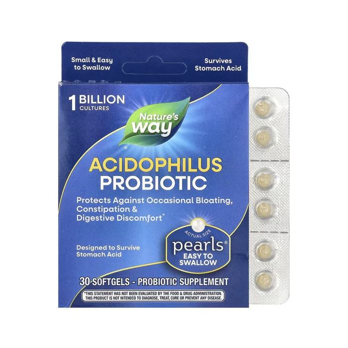 Nature's Way Acidophilus Probiotic - 30 softgels