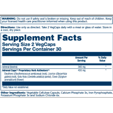 Solaray Adrenal 170mg - 60 vcaps