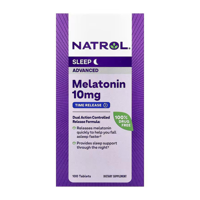 NATROL Advanced Sleep Melatonin 10mg - 100 tabs