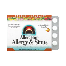 Source Naturals Allercetin™ Allergy & Sinus - 48 tabs (Пошкоджена упаковка)