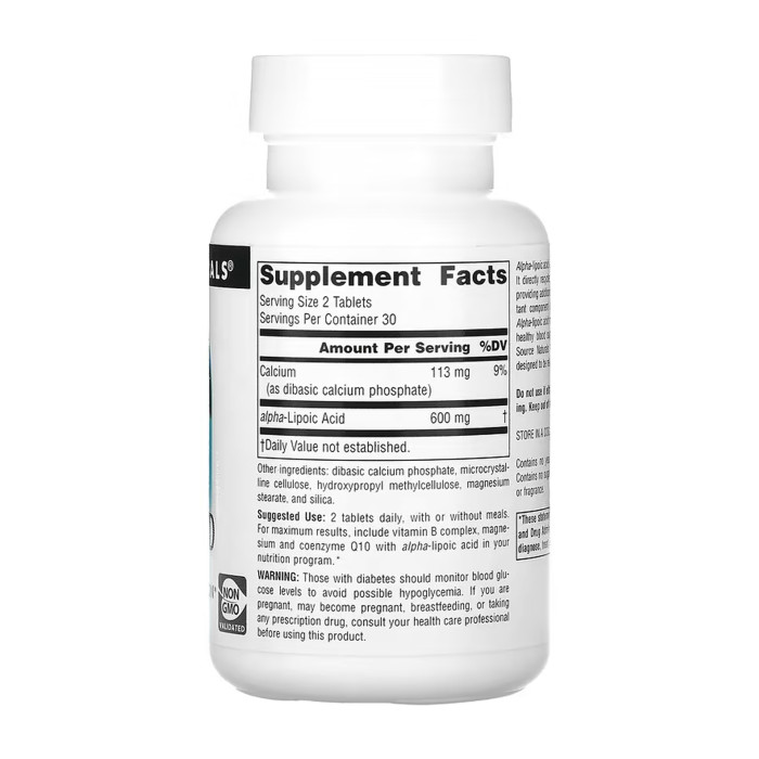 Source Naturals Alpha Lipoic Acid 300mg - 60 tabs