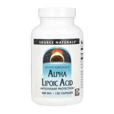 Source Naturals Alpha Lipoic Acid 600 mg - 120 caps