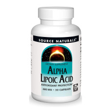 Source Naturals Alpha Lipoic Acid 600mg - 30 caps
