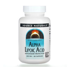 Source Naturals Alpha Lipoic Acid 600mg - 60 caps