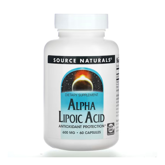 Source Naturals Alpha Lipoic Acid 600mg - 60 caps