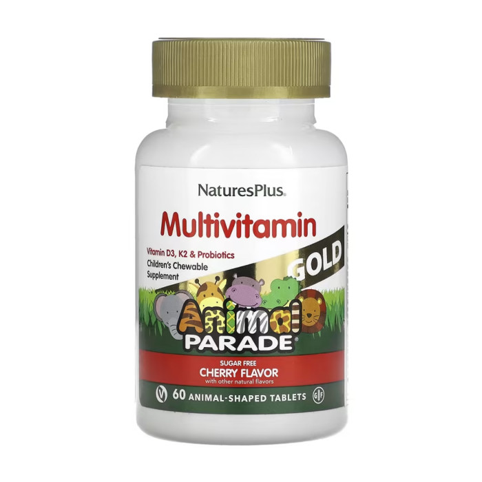 Nature's Plus Children’s Gold Multivitamin - 60 tabs Cherry