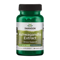 Swanson Ashwagandha Extract Standardized 450mg - 60 caps