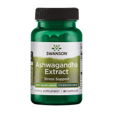 Swanson Ashwagandha Extract Standardized 450mg - 60 caps