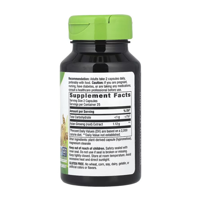 Nature's Way Asian Ginseng - 50 vcaps