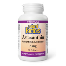 Natural Factors Astaxanthin 6 mg - 60 softgels