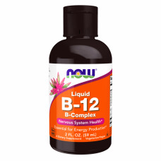 Now Foods B-12 Liquid B-Complex - 59ml (2oz) (Пошкоджена етикетка)