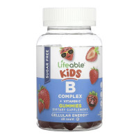 Lifeable B Complex + Vitamin C Kids Sugar Free - 60 gummies