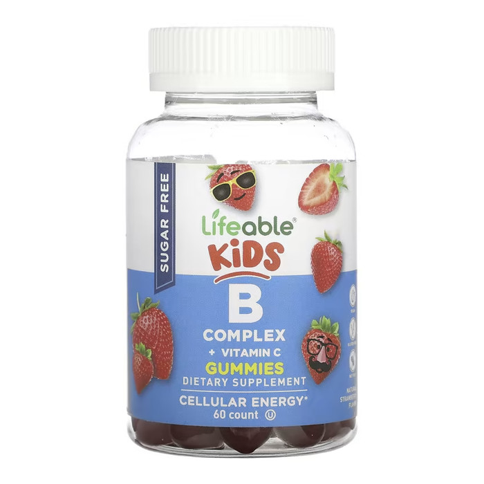 Lifeable B Complex + Vitamin C Kids Sugar Free - 60 gummies