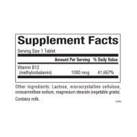 Natural Factors B12 Methylcobalamin 1000 mcg - 180 tabs