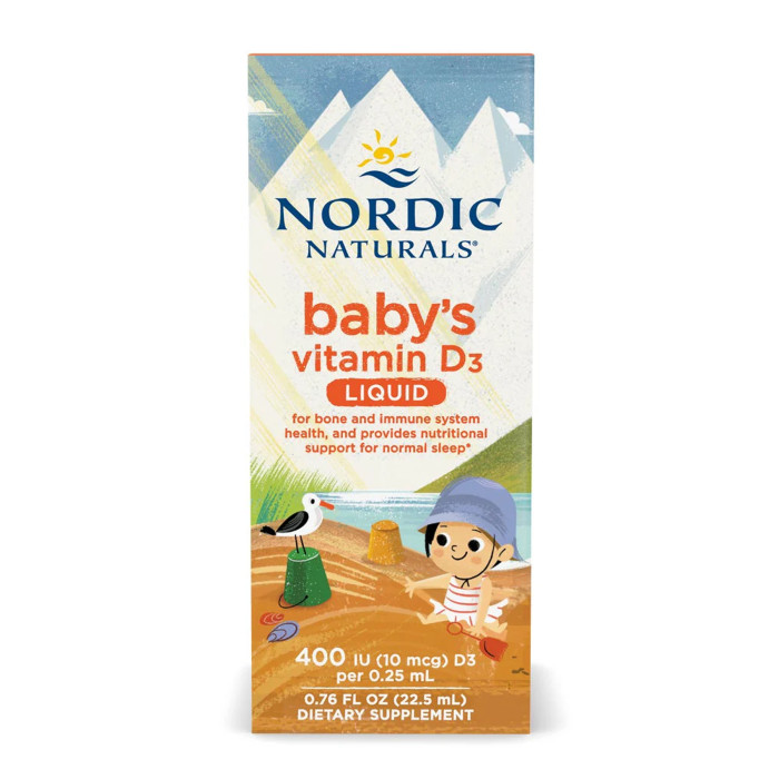 Nordic Naturals Baby's Vitamin D3 Liquid - 22.5 ml (Пошкоджена банка)