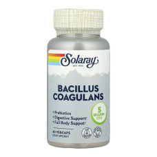 Solaray Bacillus Coagulans 5 Billion CFU - 60 vcaps