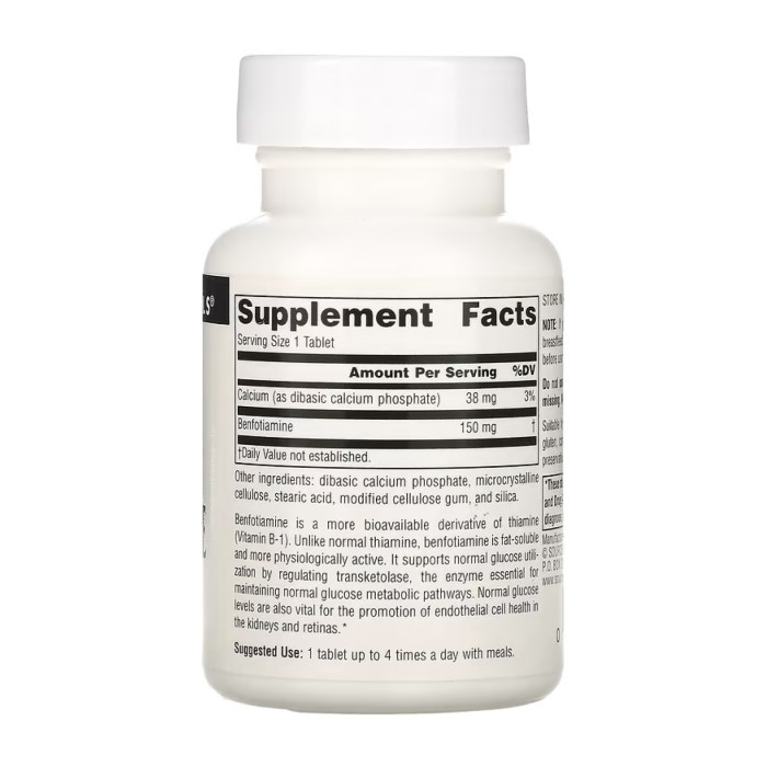 Source Naturals Benfotiamine 150mg - 60 tabs