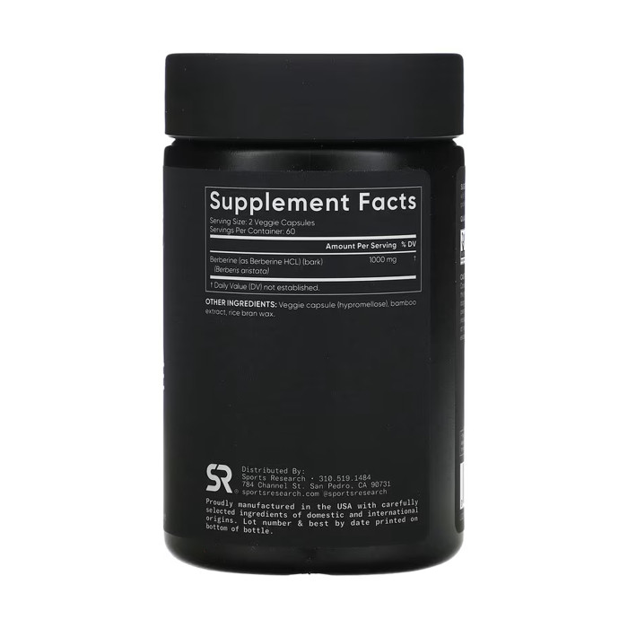 Sport Research Berberine 1000mg - 120 vcaps