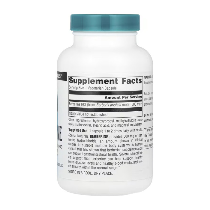 Source Naturals Berberine 500 mg - 120 vcaps