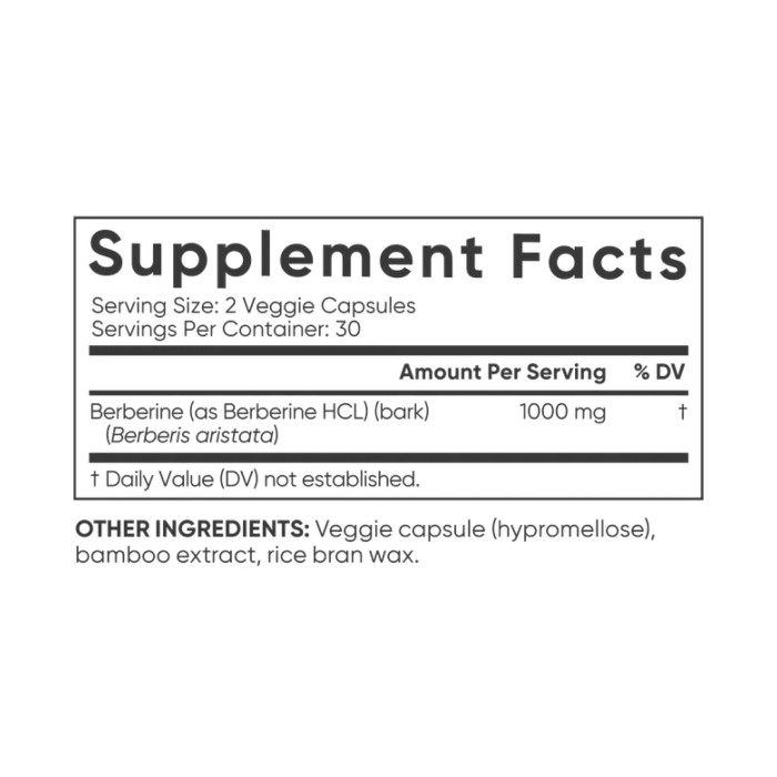 Sport Research Berberine 500mg - 60 vcaps