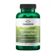 Swanson Berberine Complex with Cinnamon Gymnema & Fenugreek - 90 vcaps