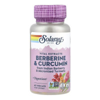 Solaray Berberine & Curcumin 600mg - 60 vcaps