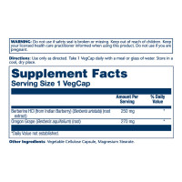 Solaray Berberine with Oregon Grape - 60 vcaps