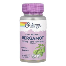 Solaray Bergamot Advanced Formula 500mg - 60 vcaps