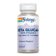 Solaray Beta Glucan with Vitamin C 10mg - 60 vcaps