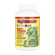 Natural Factors BigFriends Chewable Multivitamin & Minerals - 60 tabs