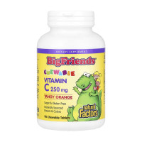 Natural Factors BigFriends Vitamin C 250mg - 90 tabs Orange