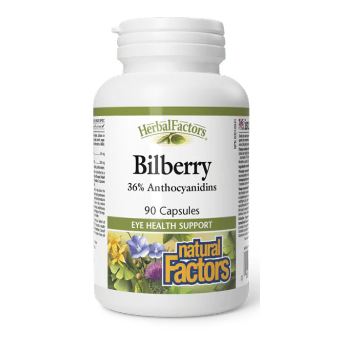 Natural Factors Bilberry 40mg - 90 caps