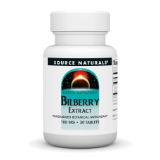 Source Naturals Bilberry Extract 100 mg - 30 tabs