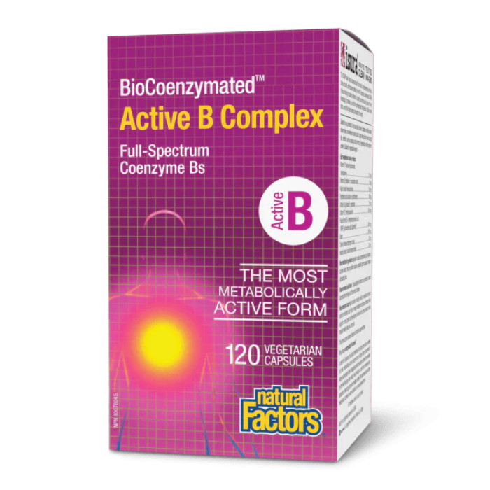 Natural Factors BioCoenzymated Active B Complex - 120 caps