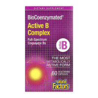 Natural Factors BioCoenzymated Active B Complex - 60 caps