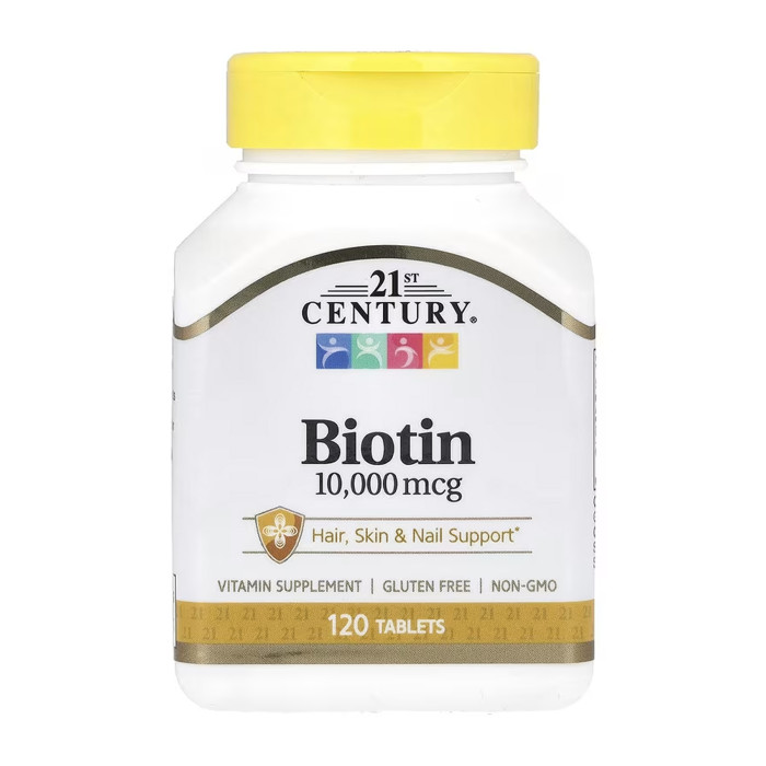 21st Century Biotin 10,000 mcg - 120 tabs
