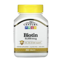21st Century Biotin 10,000 mcg - 360 tabs