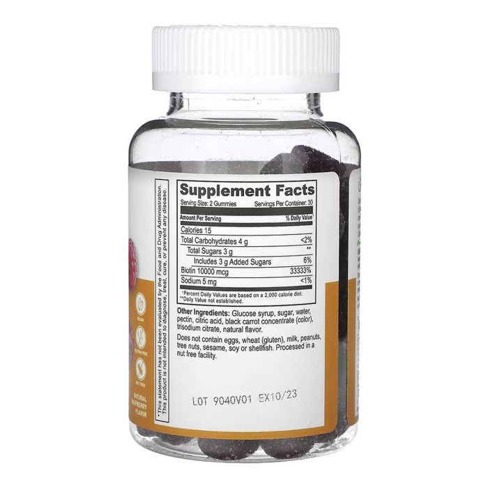 Lifeable Biotin 10,000 mcg - 60 gummies