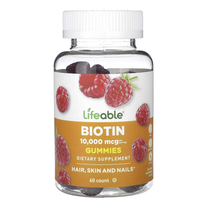 Lifeable Biotin 10,000 mcg - 60 gummies