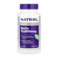 NATROL Biotin 10,000mcg - 100 tabs