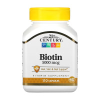 21st Century Biotin 5000 mcg - 110 caps